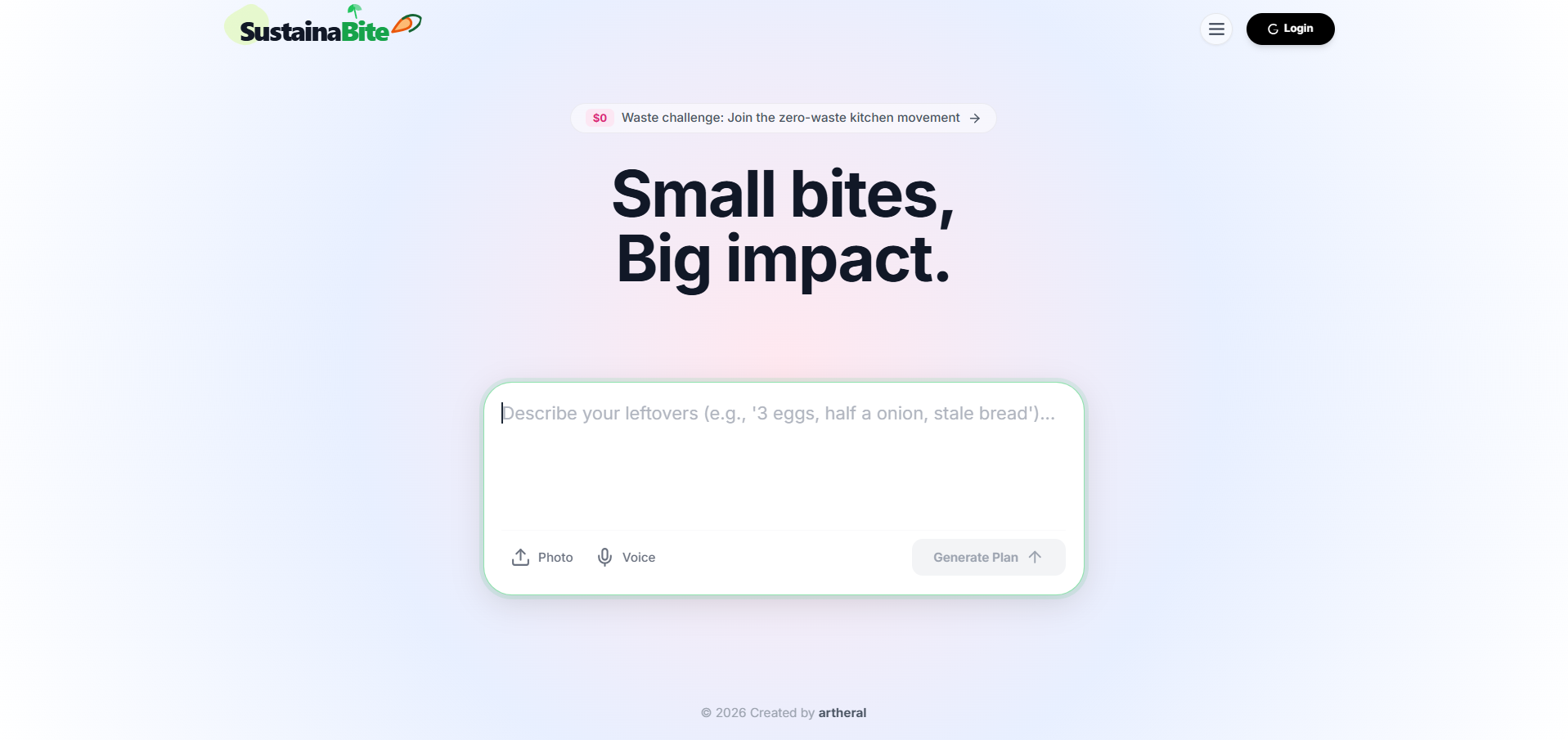 SUSTAINABITE.AI screenshot 2