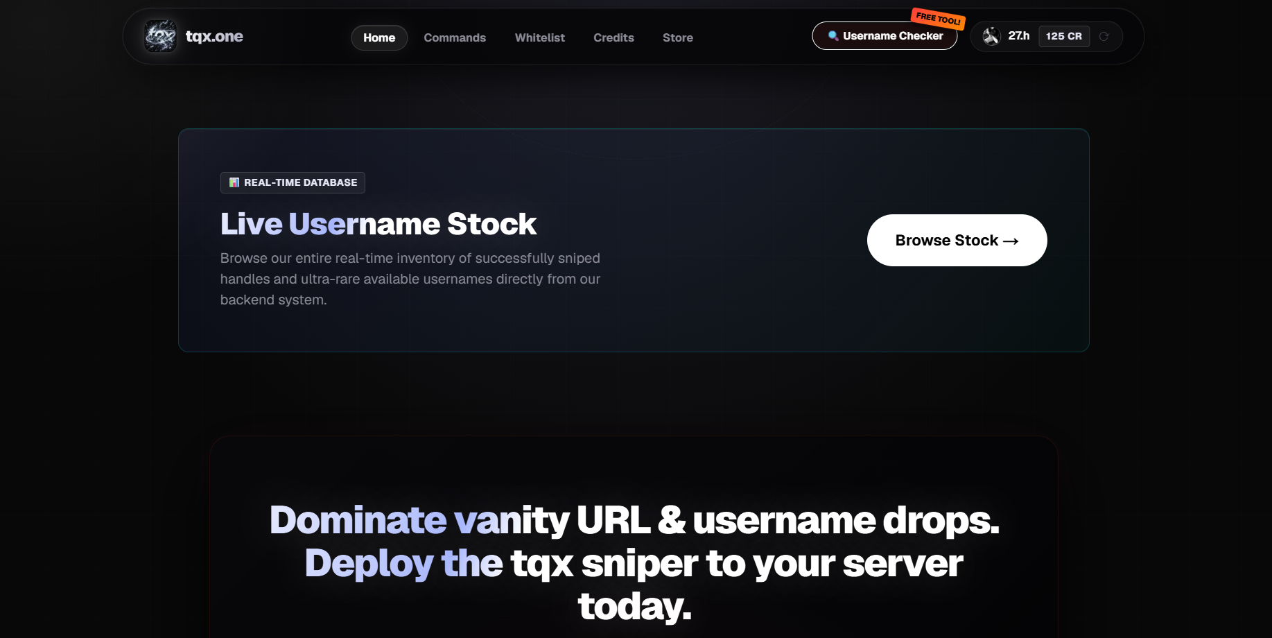 TQX.ONE (THE ULTIMATE DISCORD SNIPER) screenshot 5